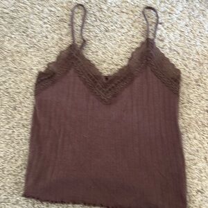 American Eagle lace trim Tank Top
